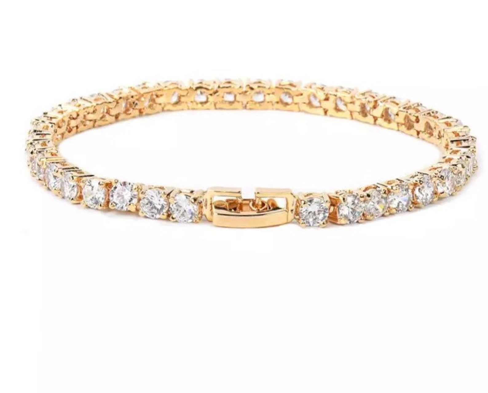 5mm Tennis bracelet Iced Zircon Tennis Chain Bracelet Etsy