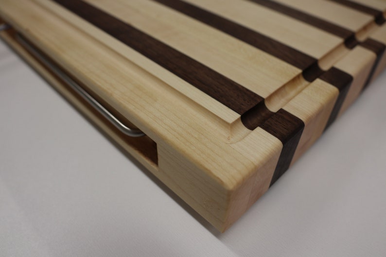 Cutting Board With Storage Bins Etsy