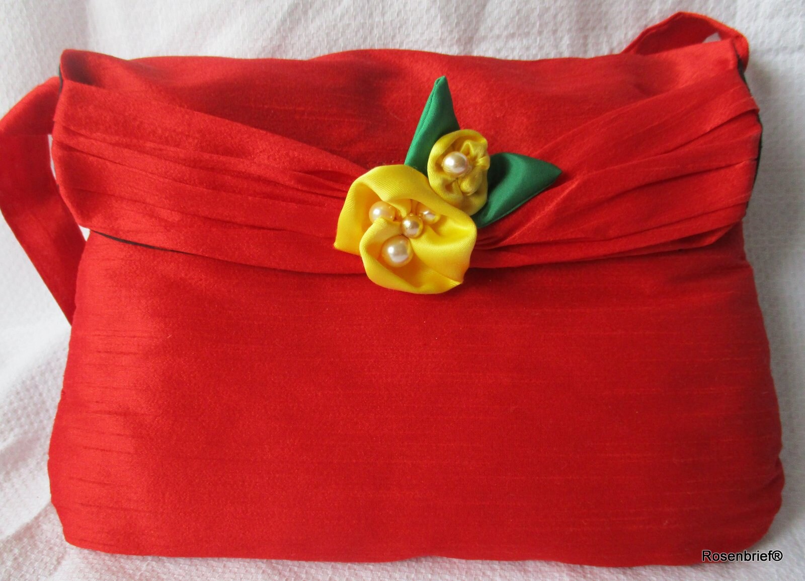 red handbag