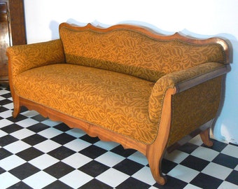 Biedermeier Sofa Kirschbaum um 1830