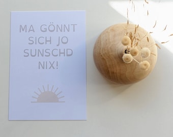 Postkarte "sonst nix"