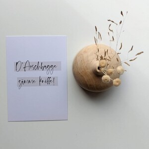 Postkarte "Arschbagge"