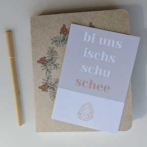 Postkarte "bi uns ischs schu schee"