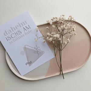 Postkarte "daheim"