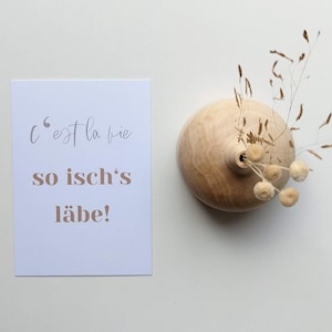 Postal "C'est la vie"