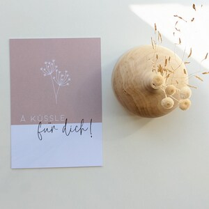 Postkarte "Kuss"
