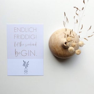 Postkarte "Gin"