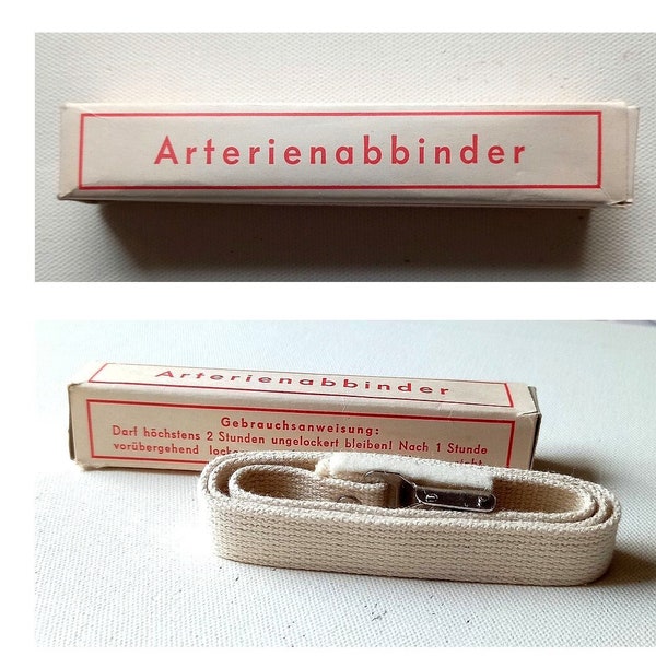 Collector's item > rarity / first aid / RETRO artery bandage unused in original packaging / around 1950