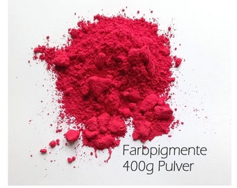 400g color pigment powder; Artist pigments / real red / 1990s