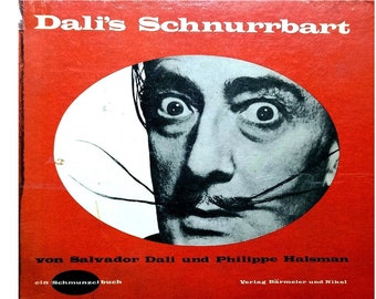 RARE! "Dali's Mustache" - a photographic interwiew with Salvador Dali by Philippe Hausmann / Verlag Bärmeier and Nikel 1962
