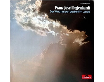 Original Schallplatte (LP Vinyl) von 1979 / Franz Josef Degenhardt "Der Wind hat sich gedreht im Lande" / Polydor 2372008