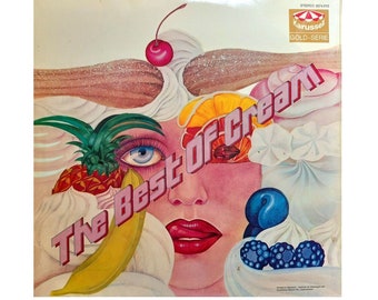 Original Schallplatten von 1972 / The best of CREAM / Doppel-LP Vinyl, Karussel Gold Serie / 267010