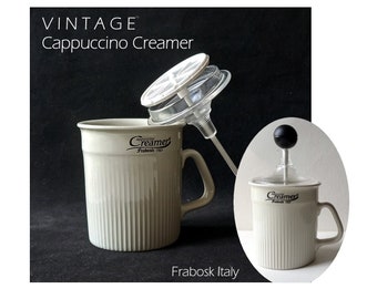 Original Cappuccino Creamer Keramik / Marke: Frabosk Italy / 1960er - 1970er Jahre