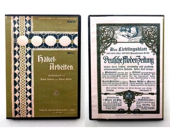 Häkelarbeiten Heft 2 / Handarbeitsbücher der "Deutschen Moden-Zeitung", um 1920 / auf CD ROM, erstellt von Marie Niedner & Helene Weber