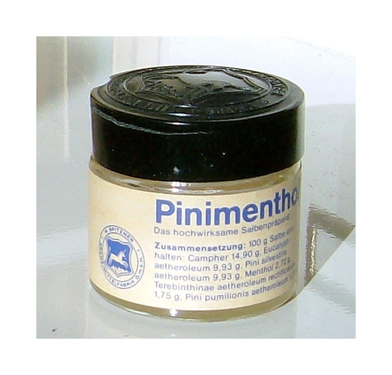 Collector's Item RAR! 1960's Manufacture > Pinimenthol Collector's Item RAR! 1960's Manufacture > Pinimenthol