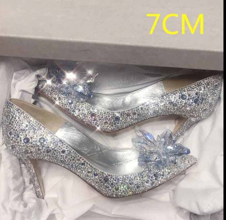 Handmade Swarovski Fairy Tale Cinderella's Wedding Shoes - Etsy