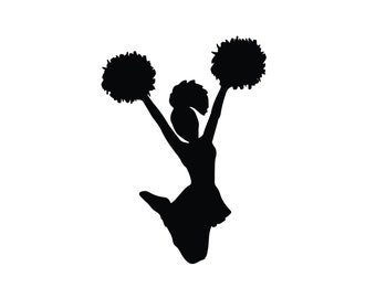 Cheerleader svg | Etsy