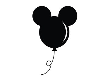 Download Mickey balloon svg | Etsy