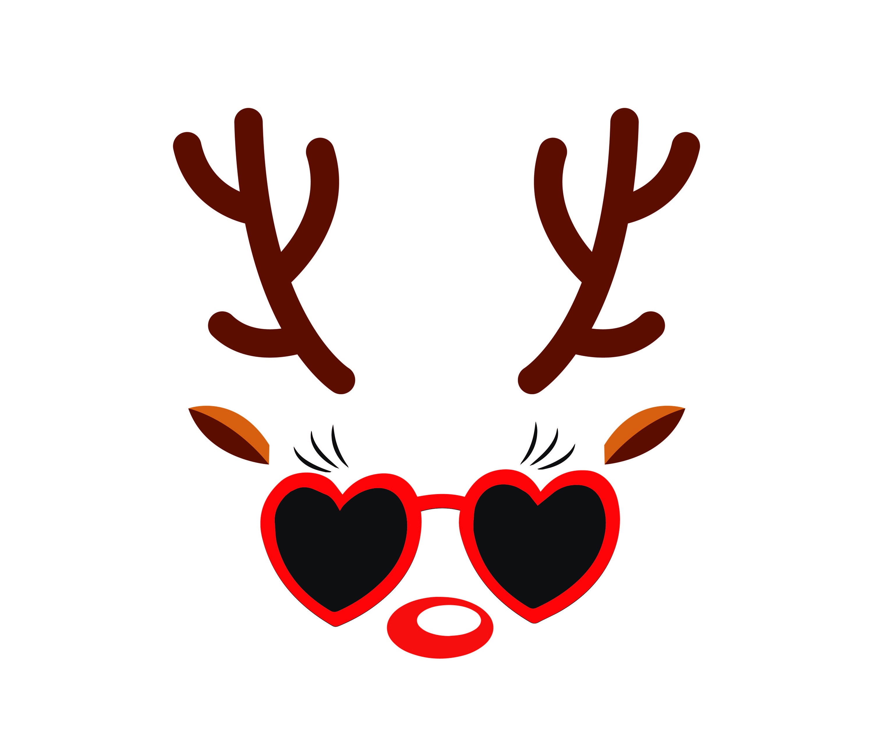 Download Cute Reindeer SVG Reindeer Mickey SVG Christmas SVG | Etsy