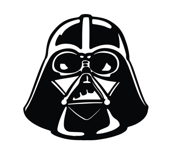 Download Darth Vader Star Wars SVG png dxf silhouette vector file | Etsy
