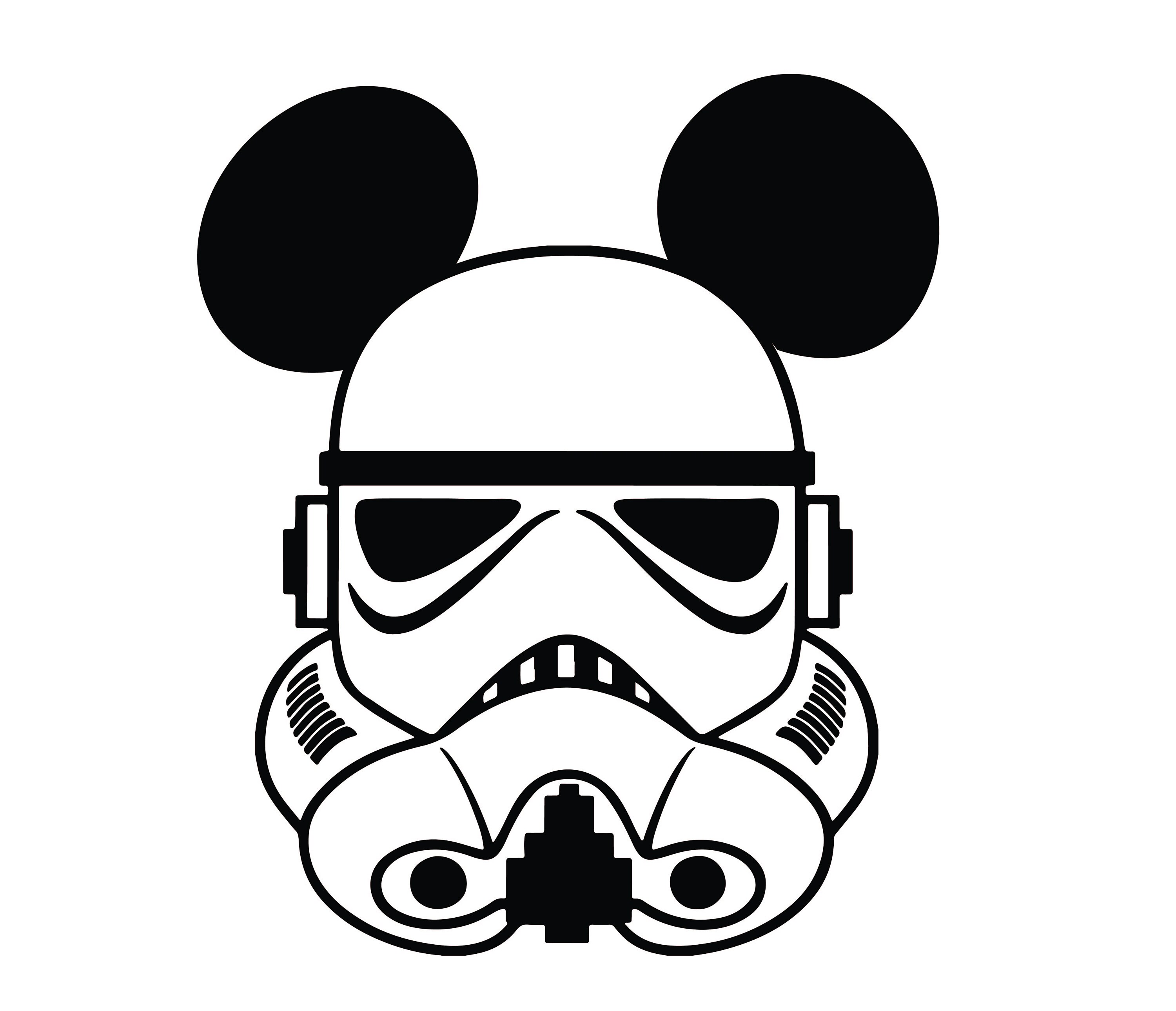 Download Mickey Ears Star Wars Empire Logo SVG png dxf silhouette ...