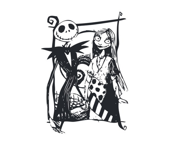 Download Nightmare before Christmas svg jack and sally loveJack | Etsy