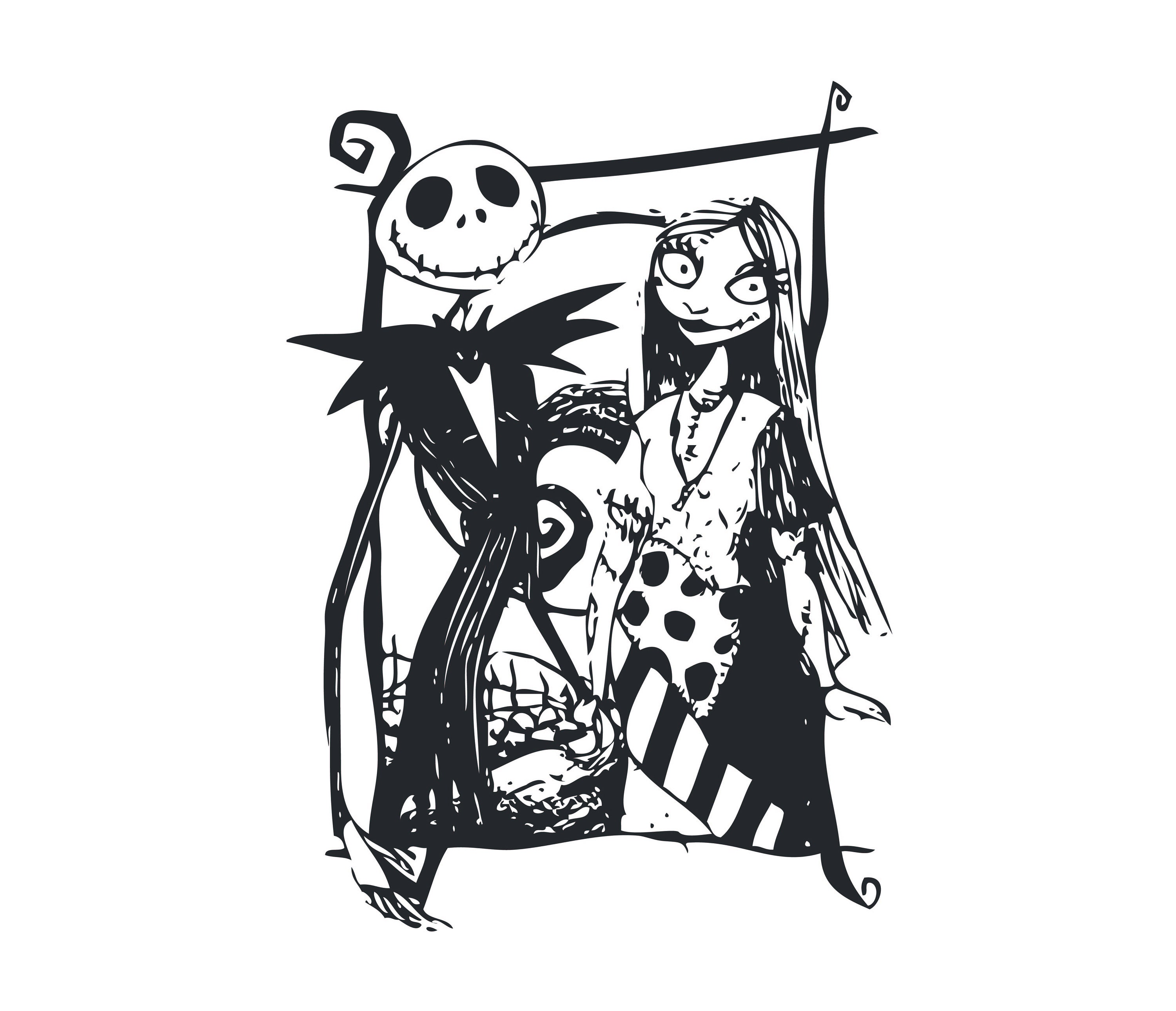 Download Nightmare before Christmas svg jack and sally loveJack | Etsy