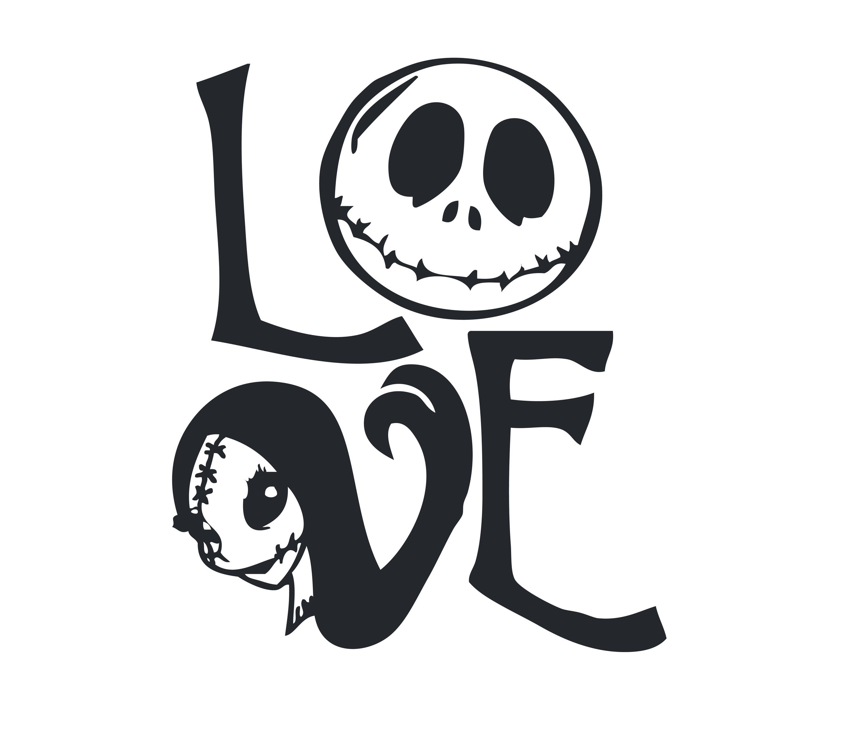 Free Jack And Sally Svg Pics Free Svg Files Silhouette And Cricut | My ...