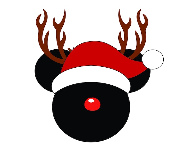 Download Reindeer Mickey SVG Christmas SVG Mickey Mouse Ears SVG | Etsy