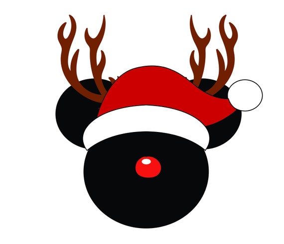 Download Reindeer Mickey SVG Christmas SVG Mickey Mouse Ears SVG | Etsy