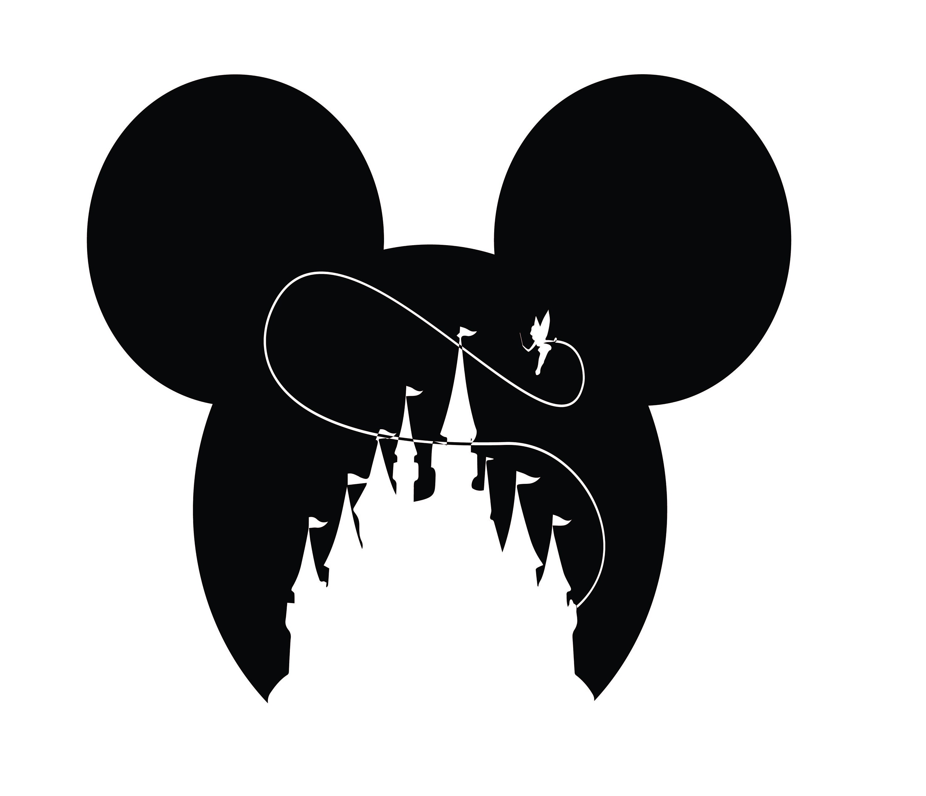 Mickey Mouse Head Svg Disney Castle Svg Png Disney Mickey Etsy | All in