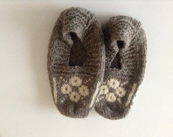 House socks -Yoga shoes100% sheep's wool Gr37/38