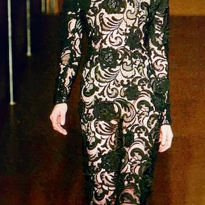 PRADA Vintage Guipure Lace Dress, 2008 Collection, IT42/US6 - Etsy