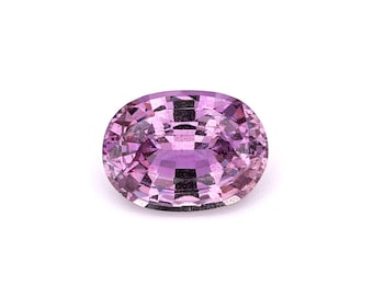 1.18ct Natural Heat Only Sapphire Pink Oval 7.48x5.48mm