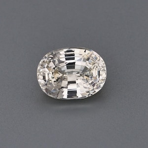 1.73ct Natural Unheated Sapphire Yellow Oval 8.00x6.01mm