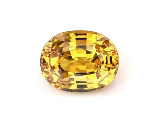 3.35ct Natural Unheated Sapphire Orange Oval 10.02x7.97mm