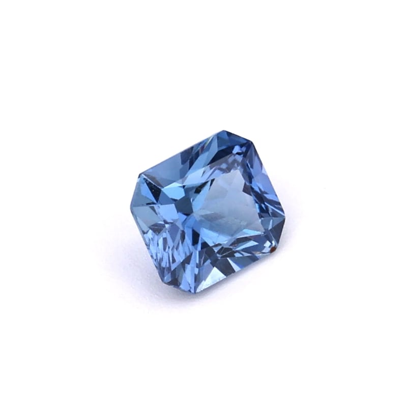 0.85ct Natural Heat Only Sapphire Blue Radiant 5.80x4.97mm - Etsy UK
