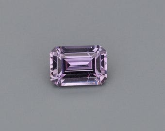 0.82ct Natural Unheated Sapphire Violet Emerald 6.42x4.47mm