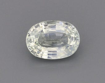 3.3ct Natural Unheated Sapphire Blue-Green Oval 9.88x7.18mm