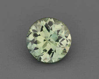 0.99ct Natural Unheated Sapphire Blue-Green Round 5.96x5.96mm