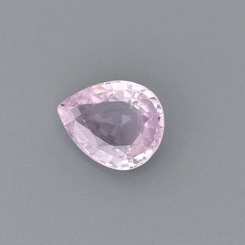 0.93ct Natural Heat Only Sapphire Pink Pear 6.98x5.55mm - Etsy UK