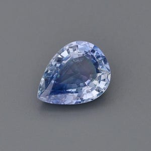 1.91ct Natural Heat Only Sapphire Blue Pear 9.05x6.95mm