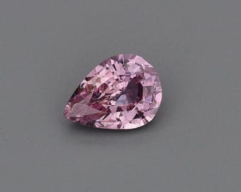 0.7ct Natural Heat Only Sapphire Pink Pear 6.74x4.93mm