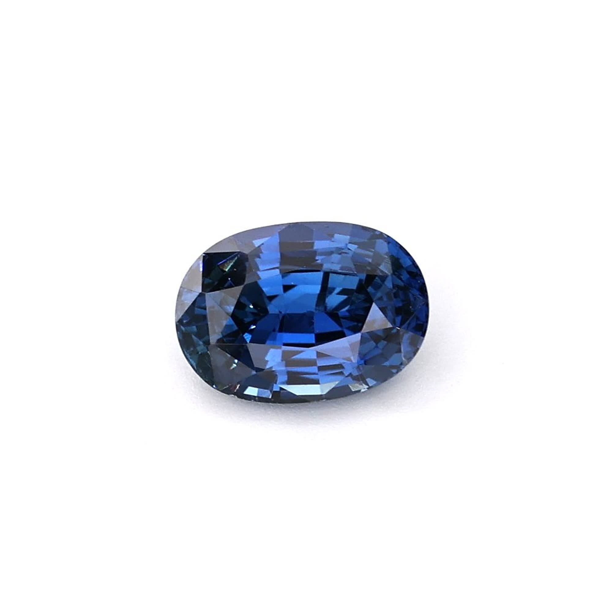Oval blue sapphire deals