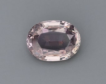 2.307 Carat Pink Sapphire for Bespoke Halo Engagement ring, Oval Colored Stone for Personalized 14K Rose Gold Jewelry