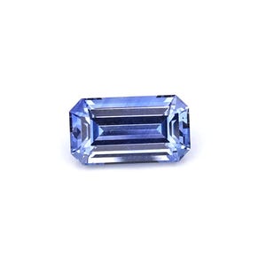 Zafiro azul esmeralda natural de 1,82 ct, solo con tratamiento térmico, 9,10 x 5,08 mm