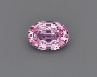 0.84ct Natural Heat Only Sapphire Pink Oval 6.93x5.00mm