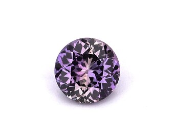 0.96ct Natural Unheated Sapphire Purple Round 6.00x6.00mm