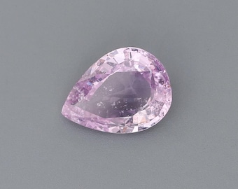 1.32ct Natural Heat Only Sapphire Pink Pear 8.54x6.44mm