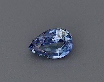 0.55ct Natural Heat Only Sapphire Blue Pear 6.06x4.19mm